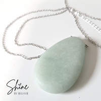 Mirage Frosted Stone Necklace