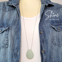 Mirage Frosted Stone Necklace