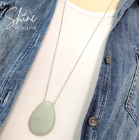 Mirage Frosted Stone Necklace