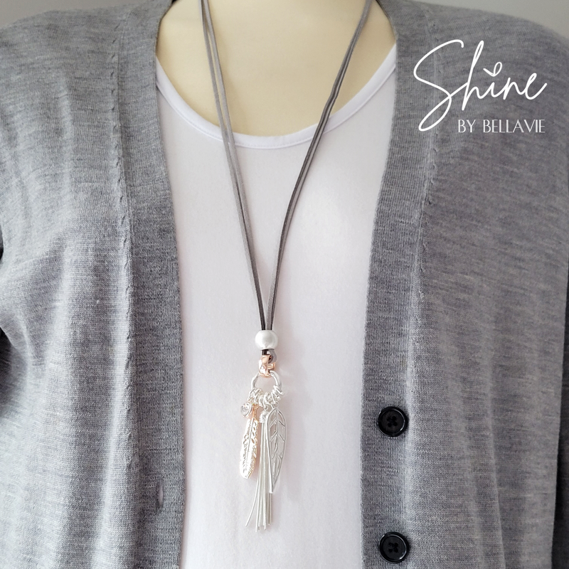 Mona Multi Charm Necklace