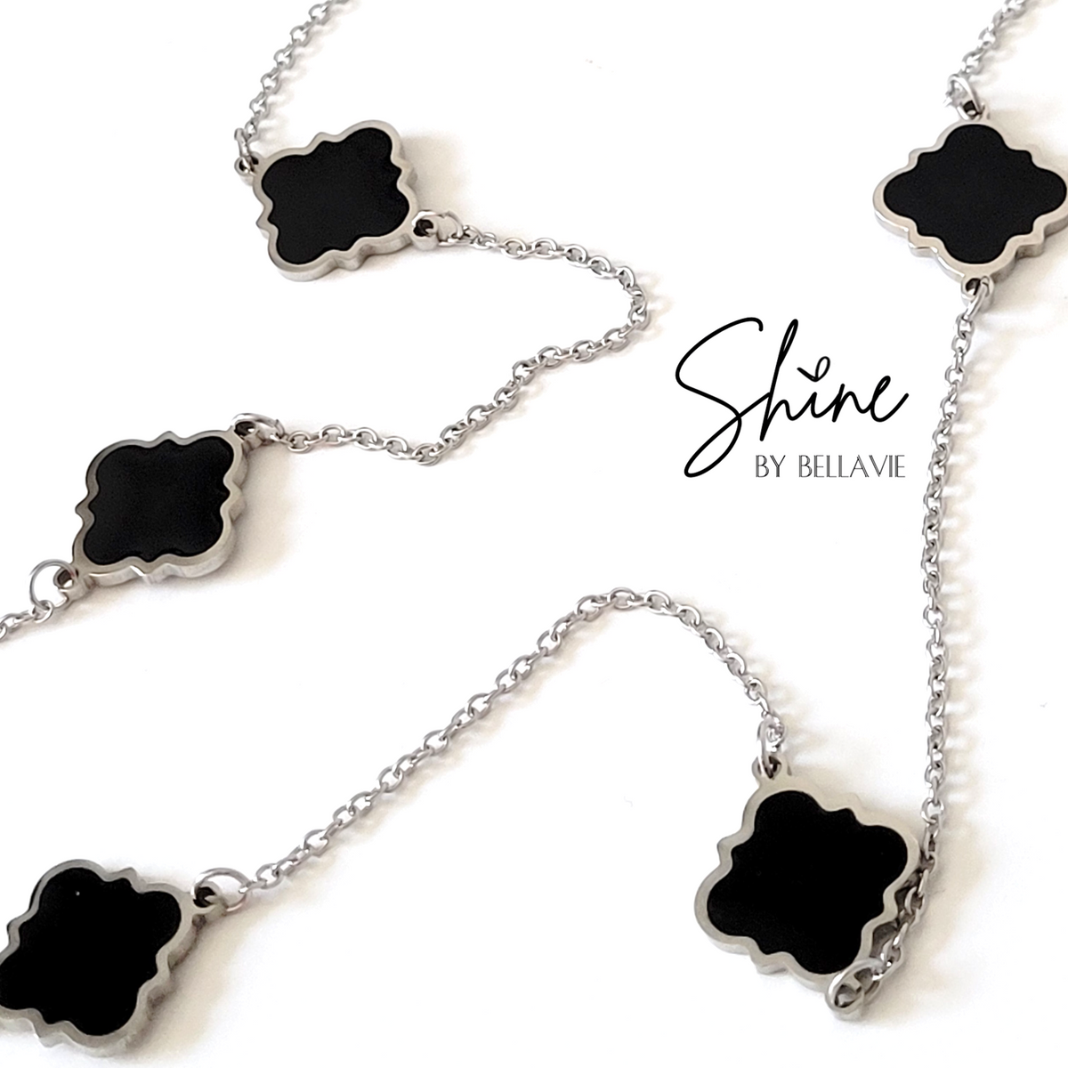 Nera Long Station Necklace