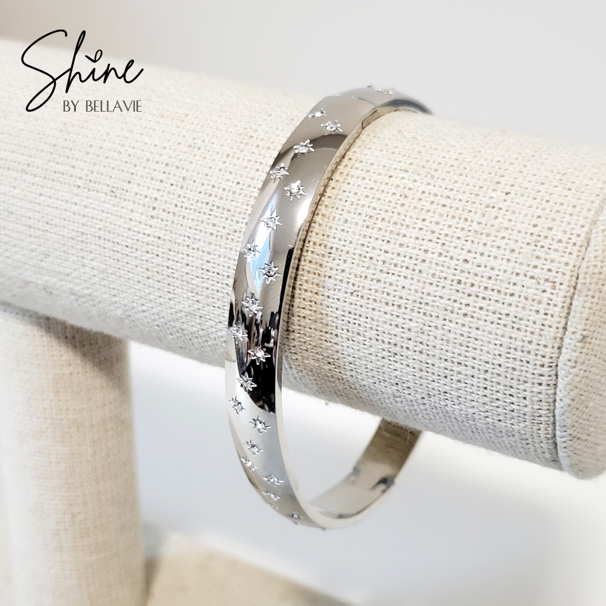 Night Sky Hinged Bangle