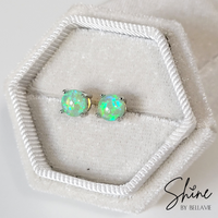 Opal Stud Earrings