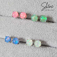 Opal Stud Earrings