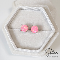 Opal Stud Earrings