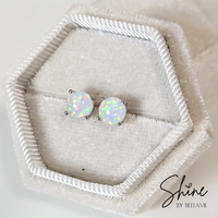Opal Stud Earrings