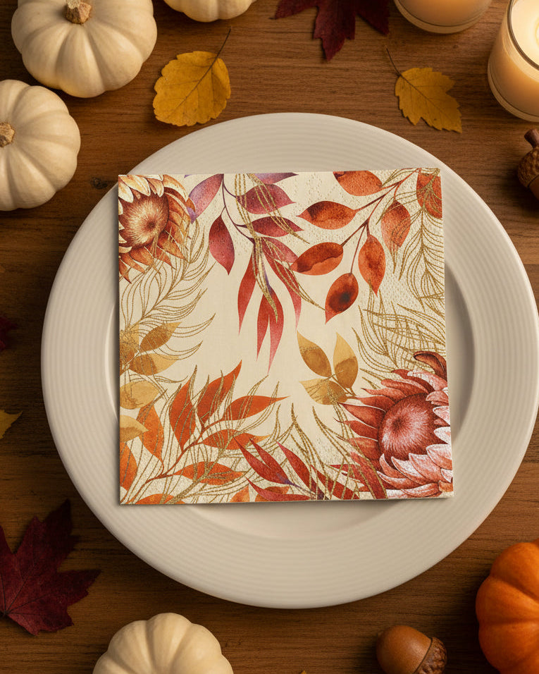 Fall Paper Napkins Luncheon