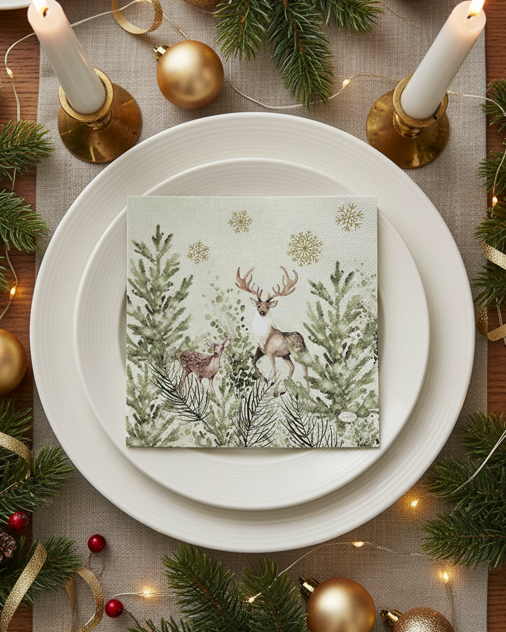 Christmas Paper Napkins