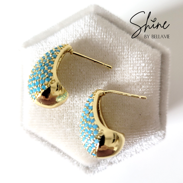 Paige Sparkle Dew Drop Earrings