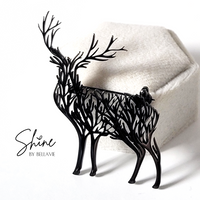 Branch Deer Pin Style 2