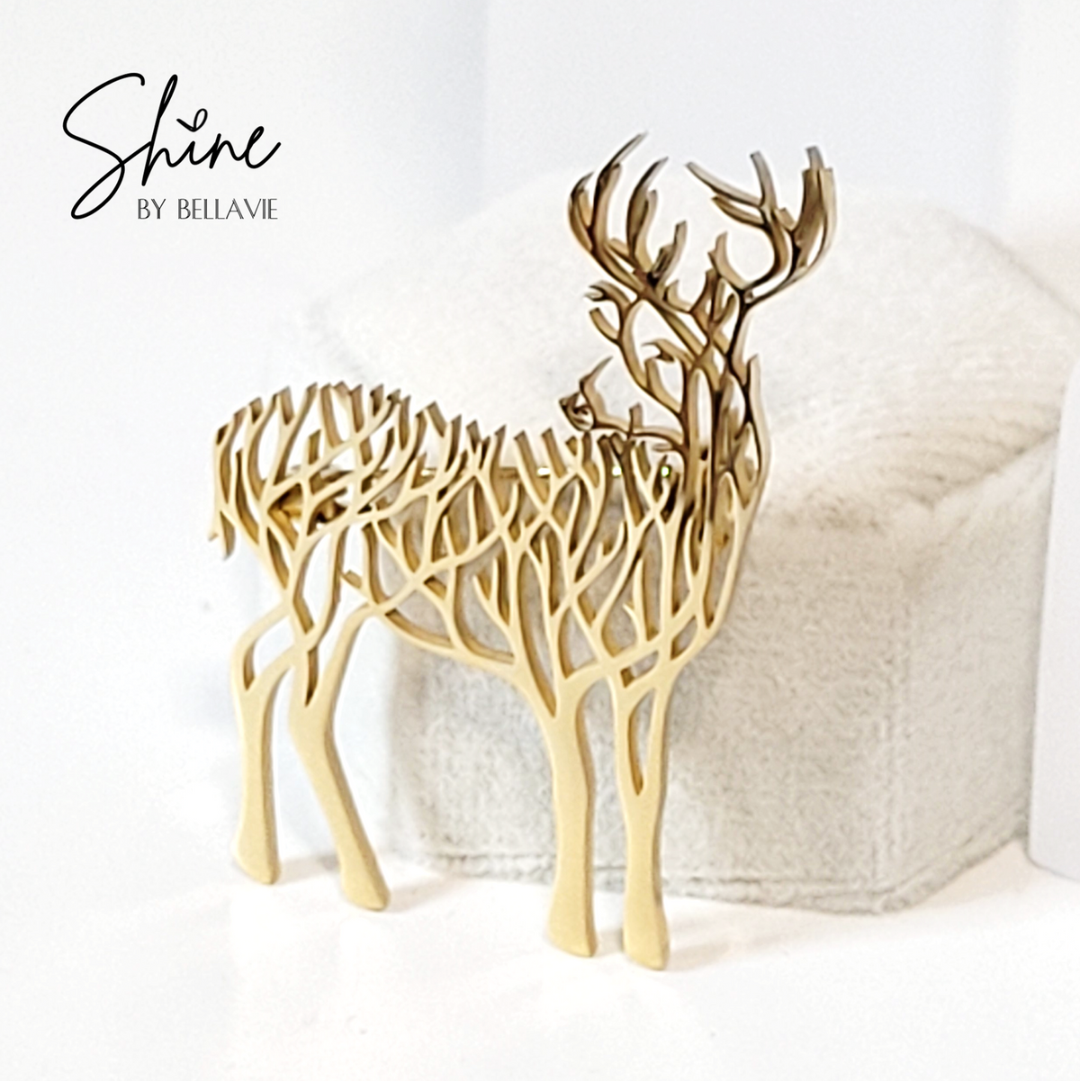 Branch Deer Pin Style 1 (head turned)