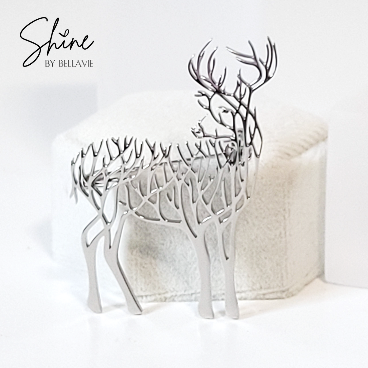 Branch Deer Pin Style 1 (head turned)