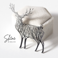 Branch Deer Pin Style 2