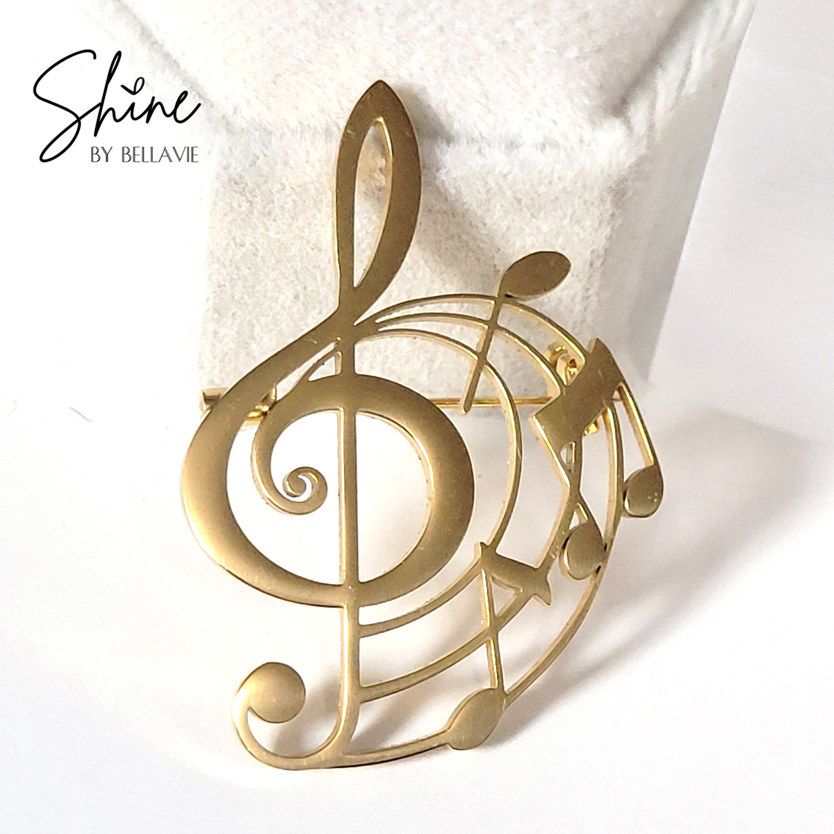 Music Notes Pin