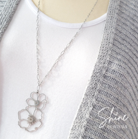 Poppy Floral Necklace