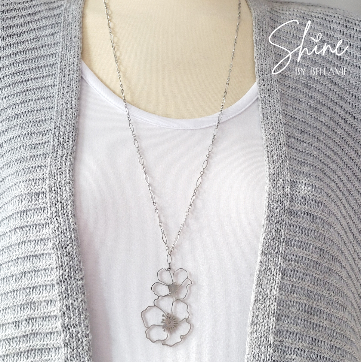 Poppy Floral Necklace