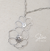Poppy Floral Necklace