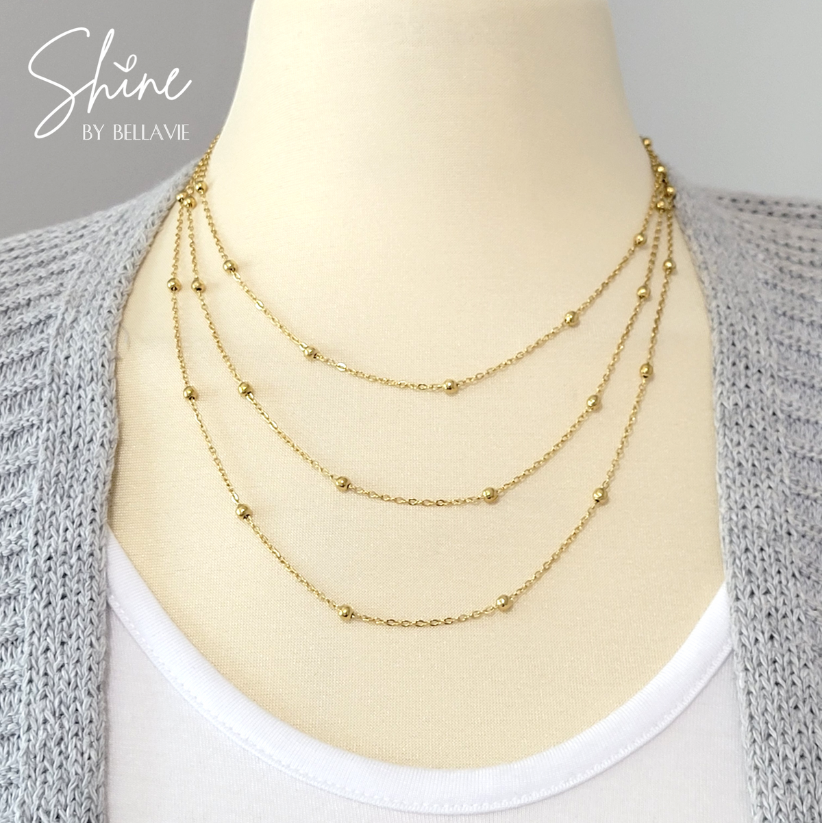 Positano Layered Station Necklace
