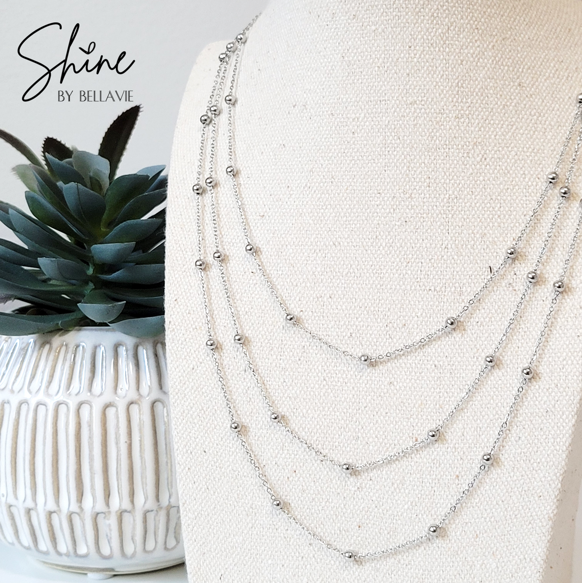 Positano Layered Station Necklace