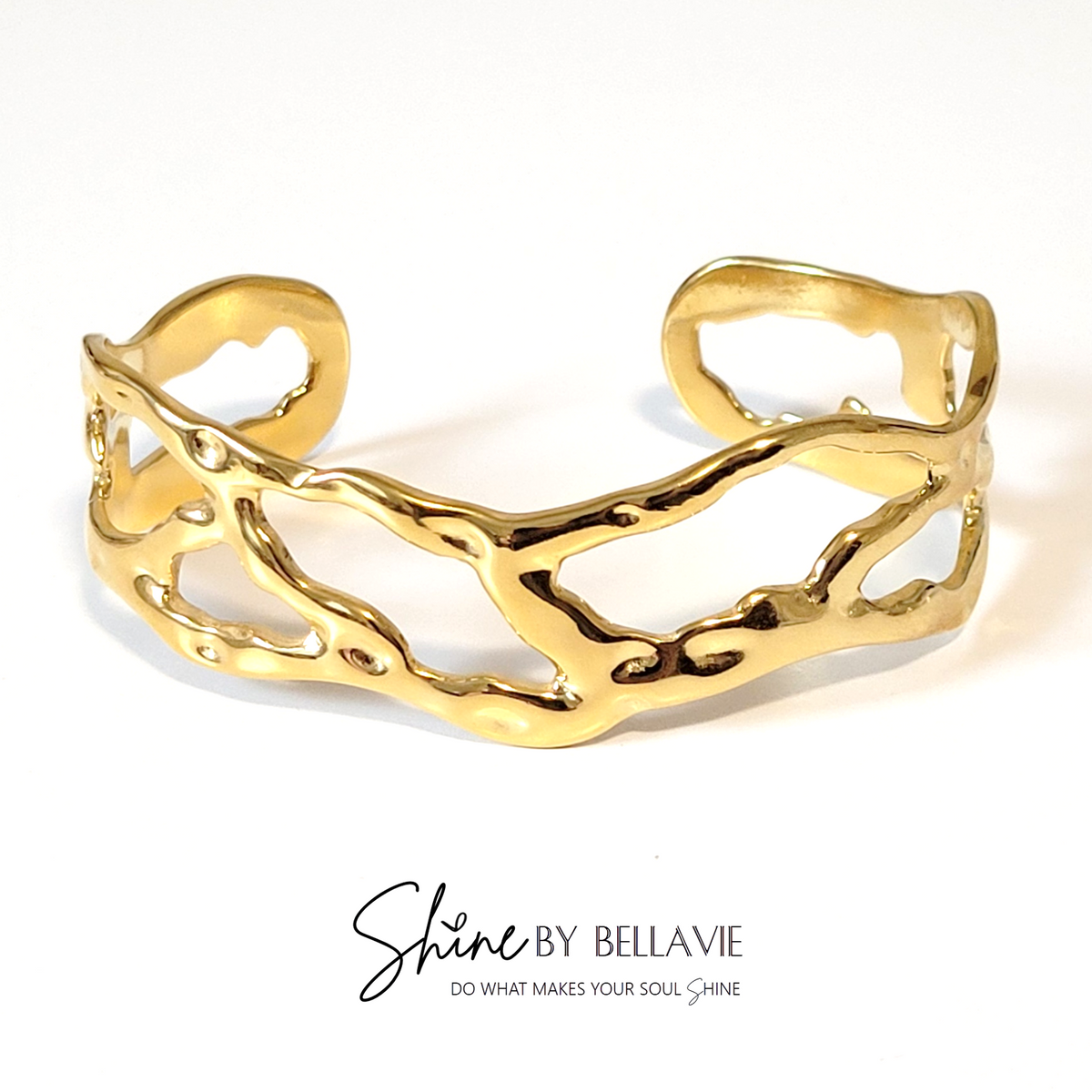 Raquel Modern Art Cuff Bracelet