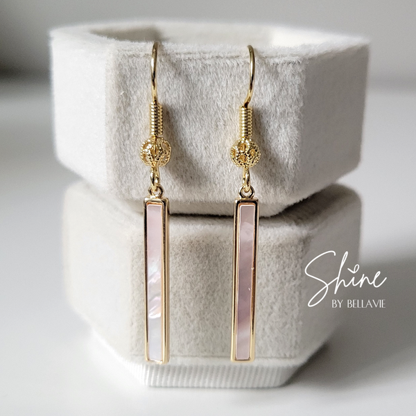 Reece Mother of Pearl Drop Earrings