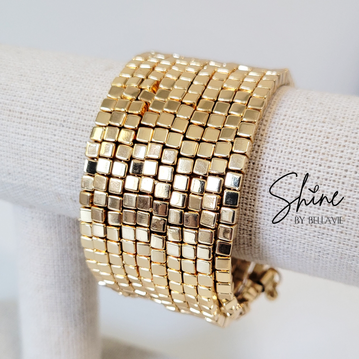 Rio Wraparound Cube Bead Bracelet