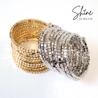 Rio Wraparound Cube Bead Bracelet