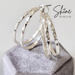 Roberta Oval Hoop Earrings
