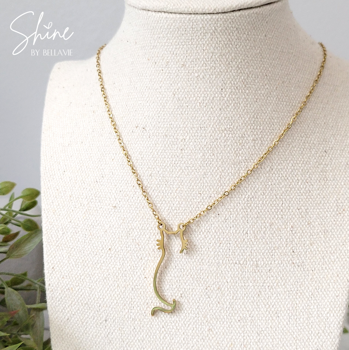 Shadow Cat Necklace