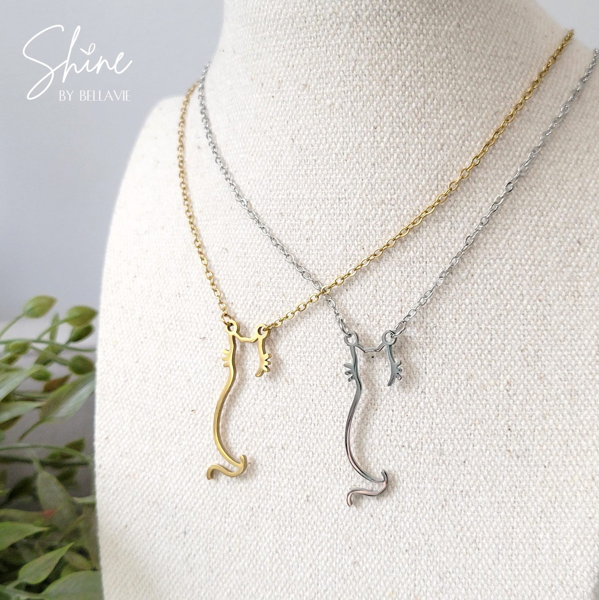 Shadow Cat Necklace