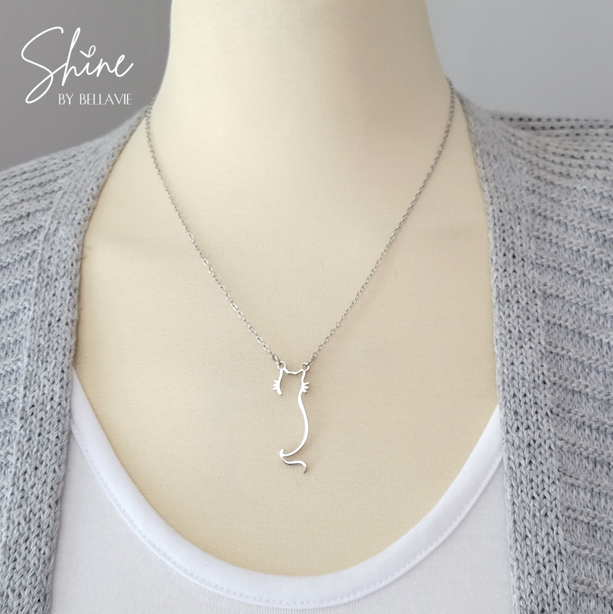 Shadow Cat Necklace