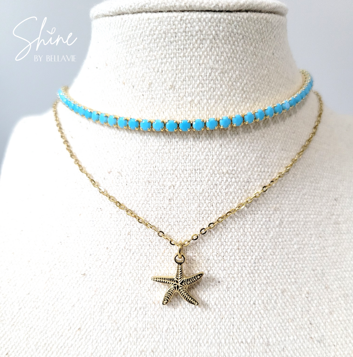 Turquoise Tennis Necklace