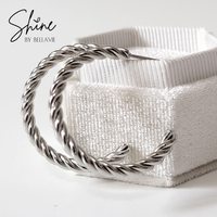 Stefano Twisted Hoop Earrings