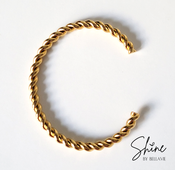 Stefano Twisted Rope Cuff Bracelet