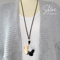 Stepping Stone Long Necklace