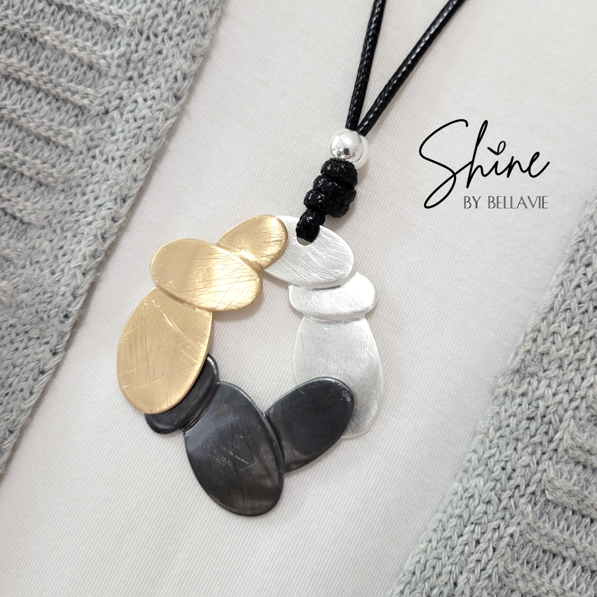 Stepping Stone Long Necklace