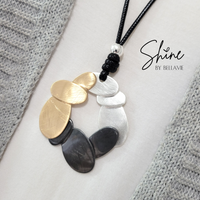 Stepping Stone Long Necklace