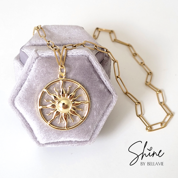 Soleil Medallion Necklace