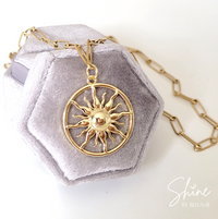 Soleil Medallion Necklace
