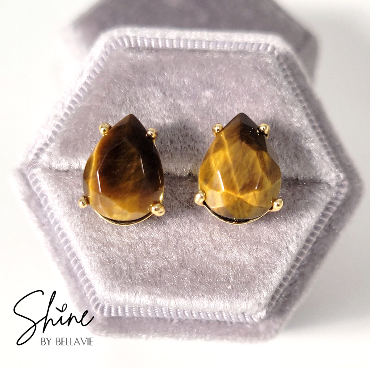 Tali Gemstone Stud Earrings
