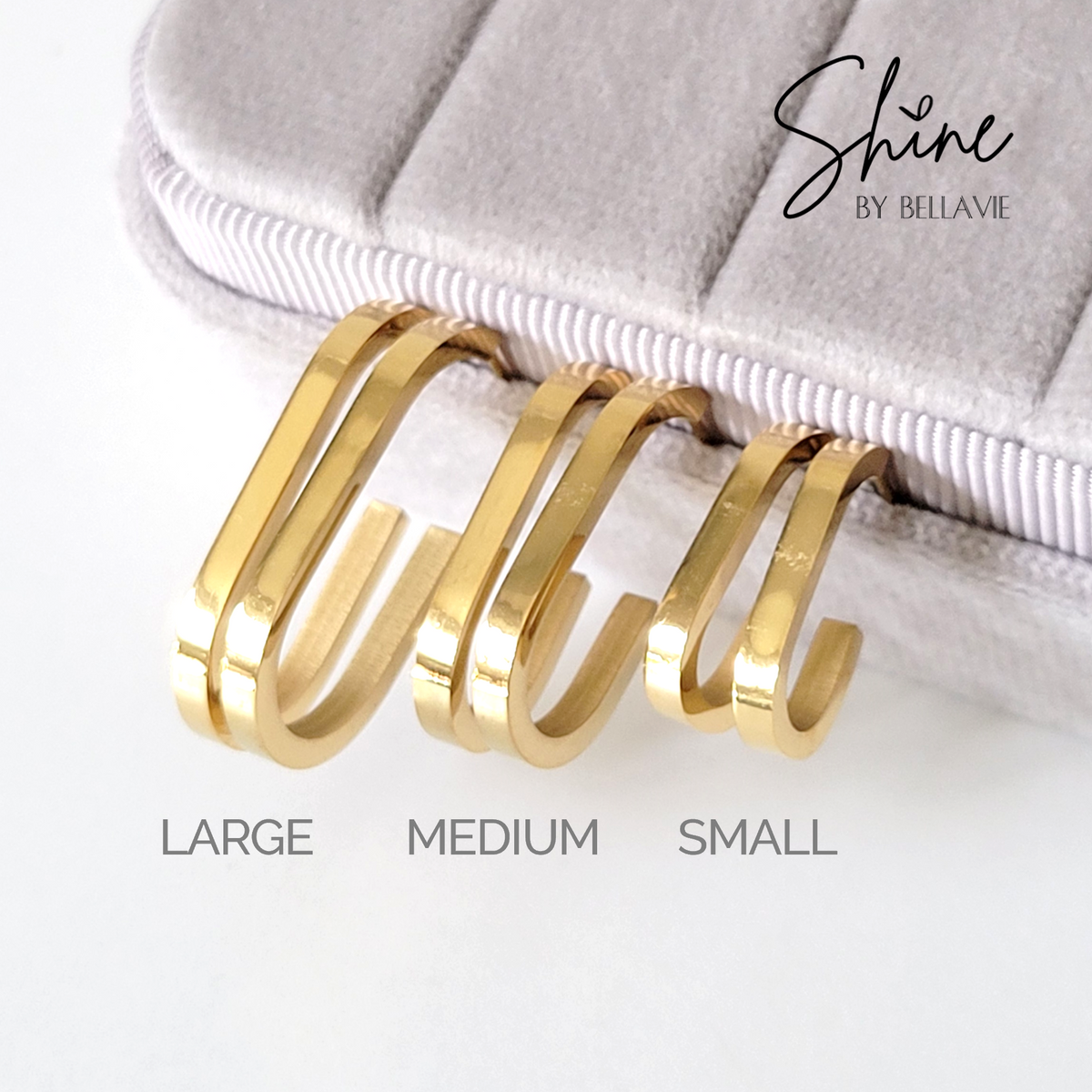 Umbria Classic Paperclip Earrings