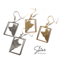 Ziggy Cute Cat Drop Earrings