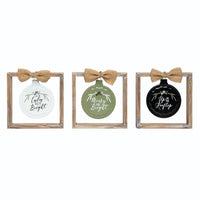 Hanging Ornament Box Sign