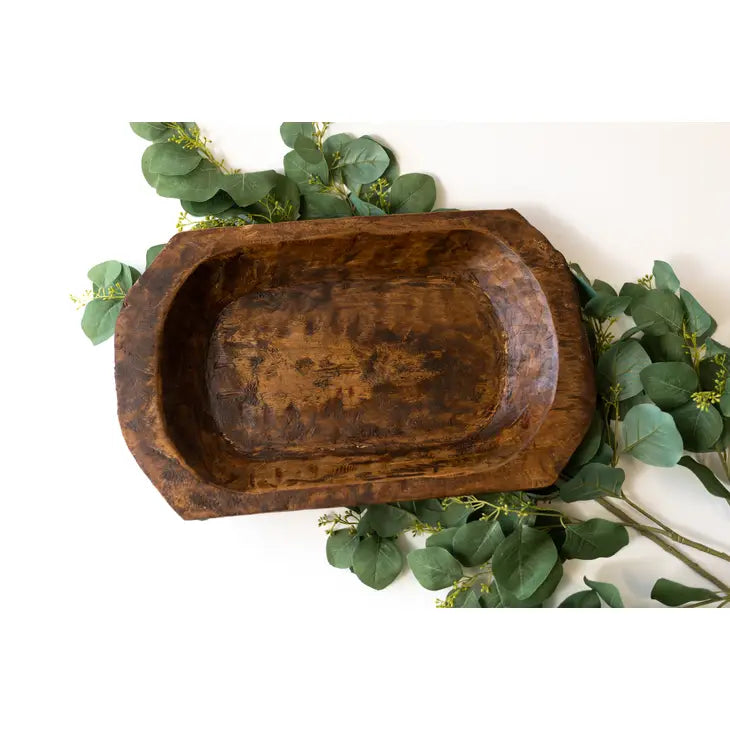 Petite Wood Dough Bowl