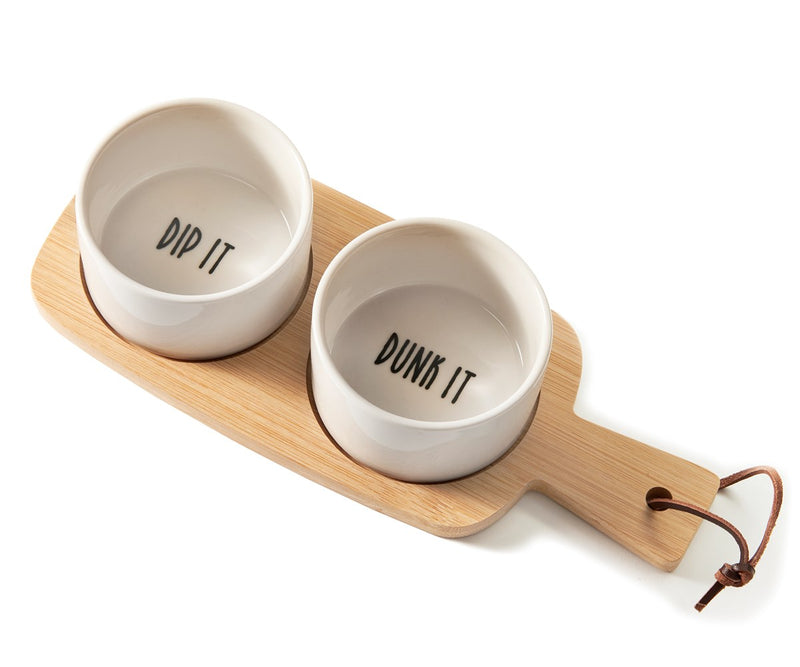 Condiment Bowl & Tray Set