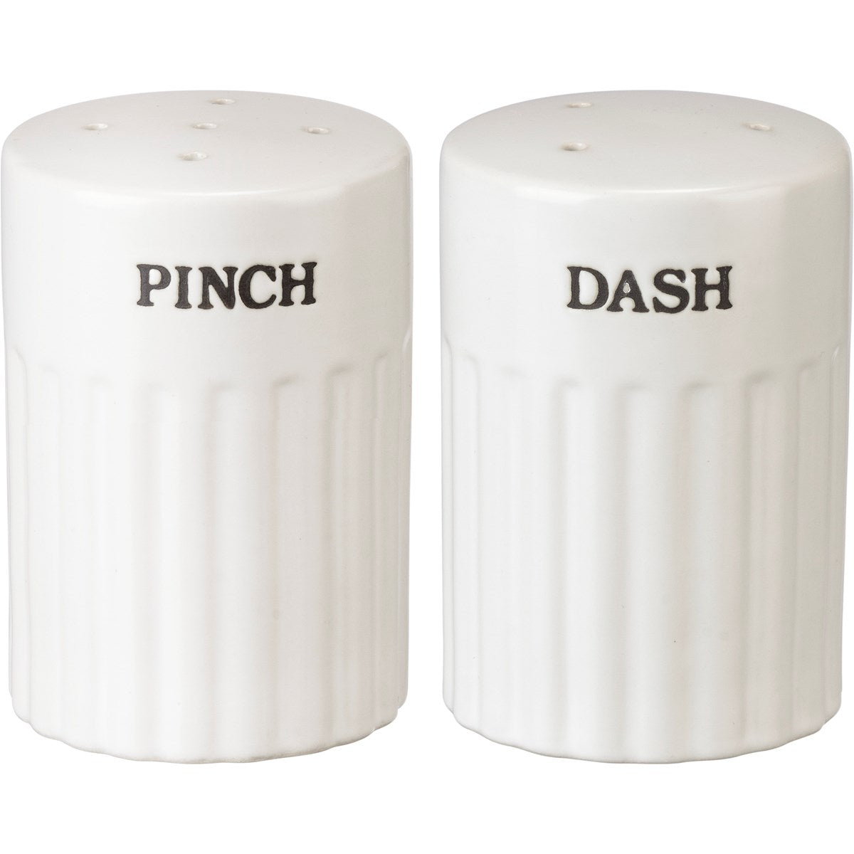 Stoneware Salt & Pepper Set