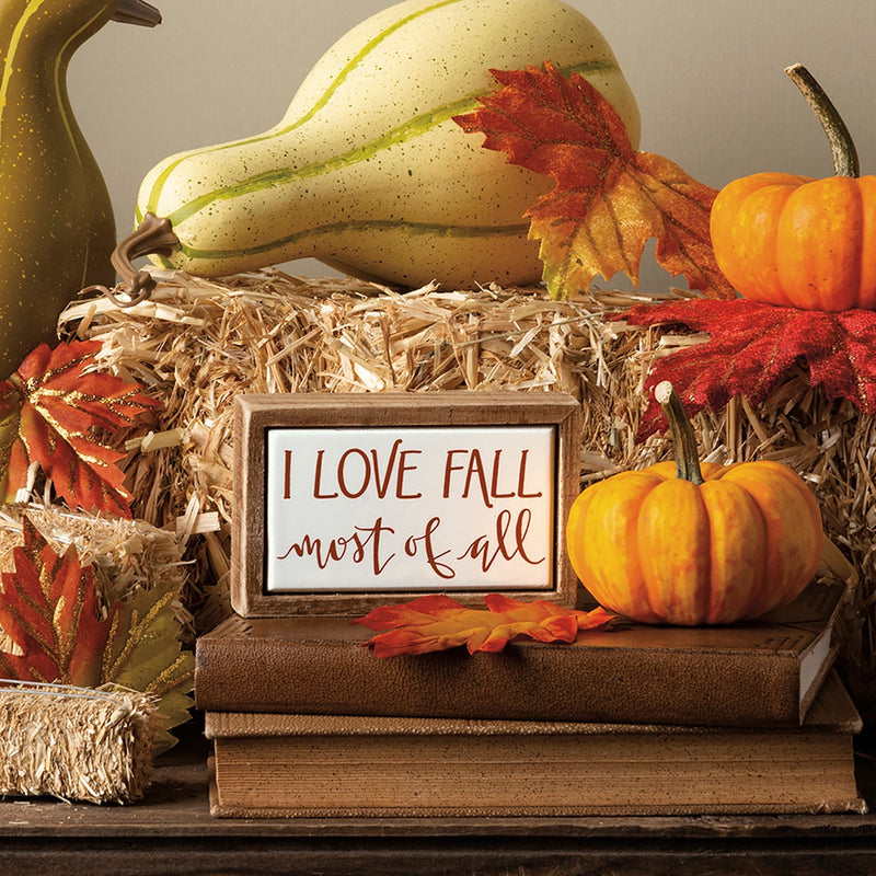 Mini Fall Box Signs