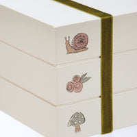 Wildflowers Stacked Faux Books