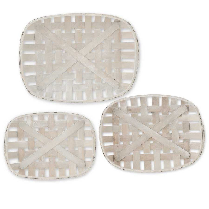 Tobacco Basket Grey Rectangle