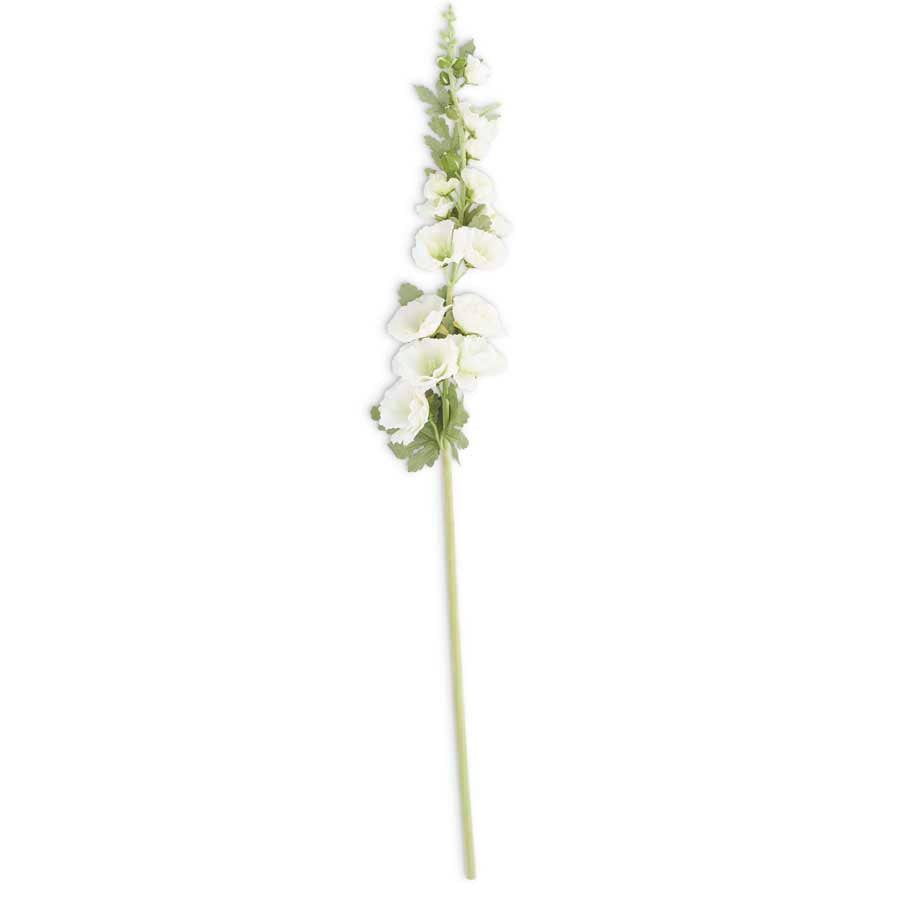 Hollyhock Stem White 43"